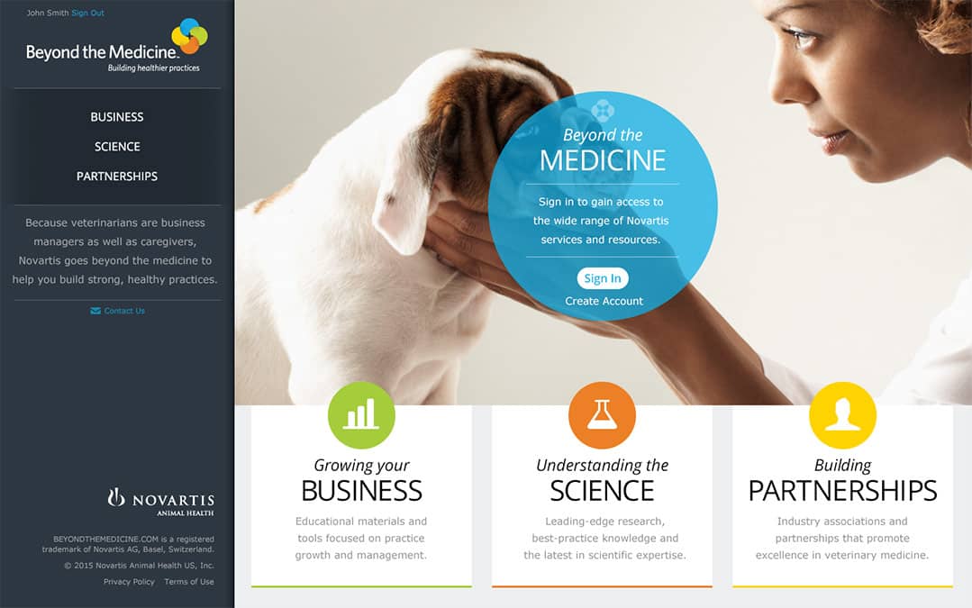Beyond the Medicine homepage
