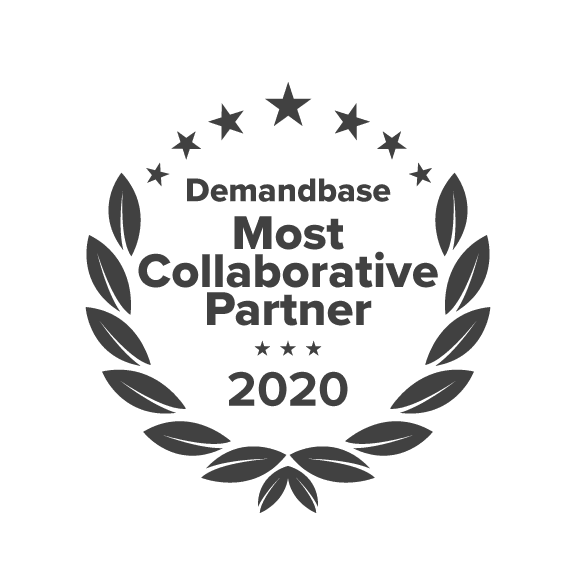 Demandbase Most Collaborative Partner 2020 Award Badge