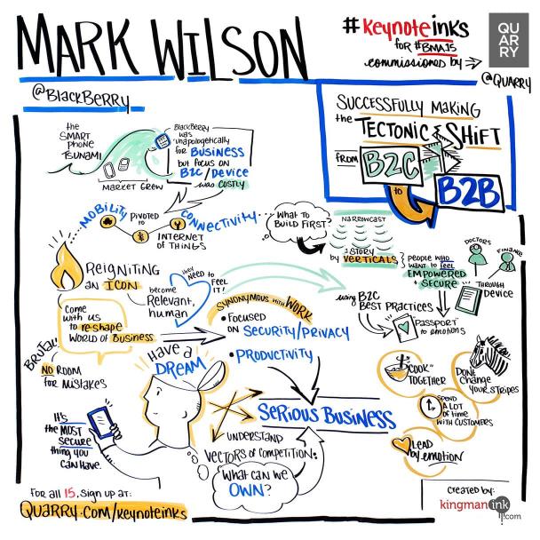 Mark Wilson, BlackBerry, “Successfully Making the Tectonic Shift from B2C to B2B”