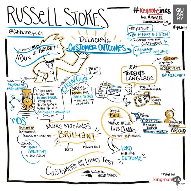 Russell Stokes, GE Transportation, “A Whole New Train of Thought: Delivering Customer Outcomes”