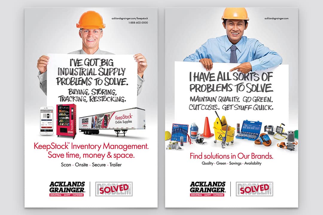 2 posters from Acklands-Grainger's